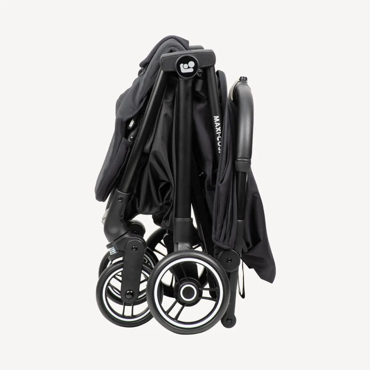 Maxi Cosi Leya compact fold standing upright, Essential Black