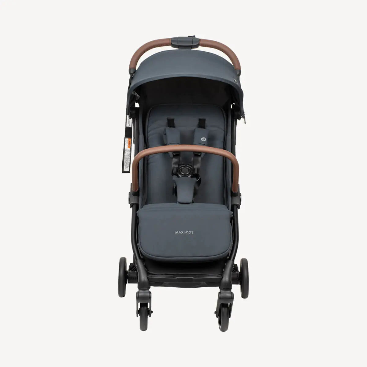 Maxi Cosi Leya travel stroller front view, Essential Graphite