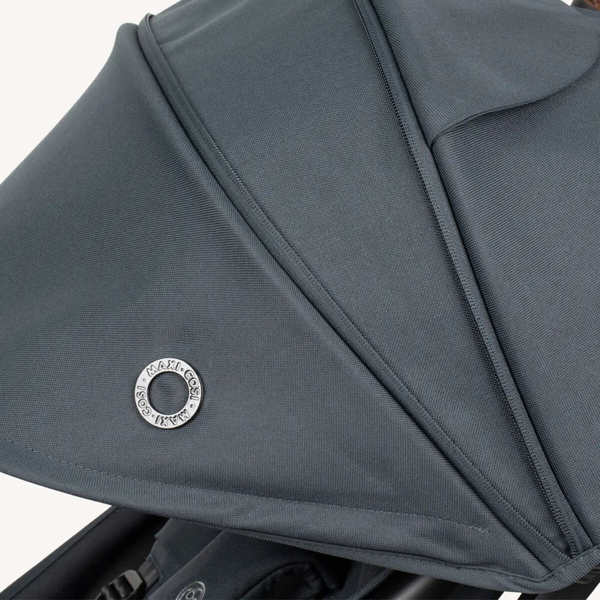 Maxi Cosi Leya fabric and frame detail, Essential Graphite
