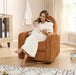 Maya Electric Recliner Glider Nursery Chair in Vintage Rust