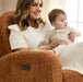 Maya Electric Recliner Glider Nursery Chair in Vintage Rust