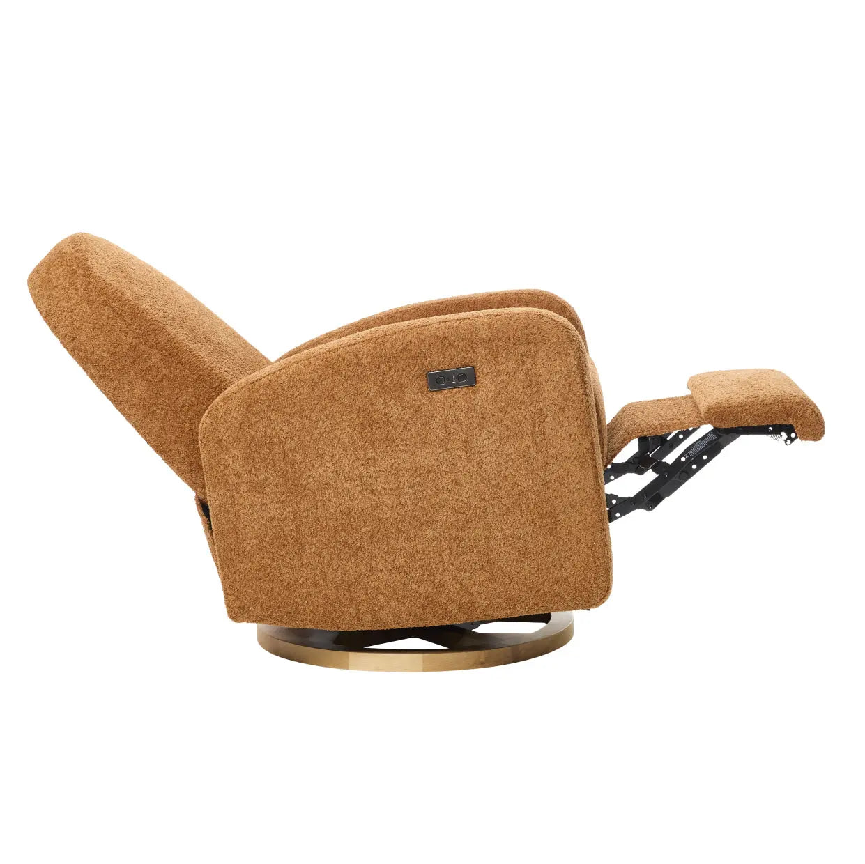 Maya Electric Recliner Glider Nursery Chair in Vintage Rust