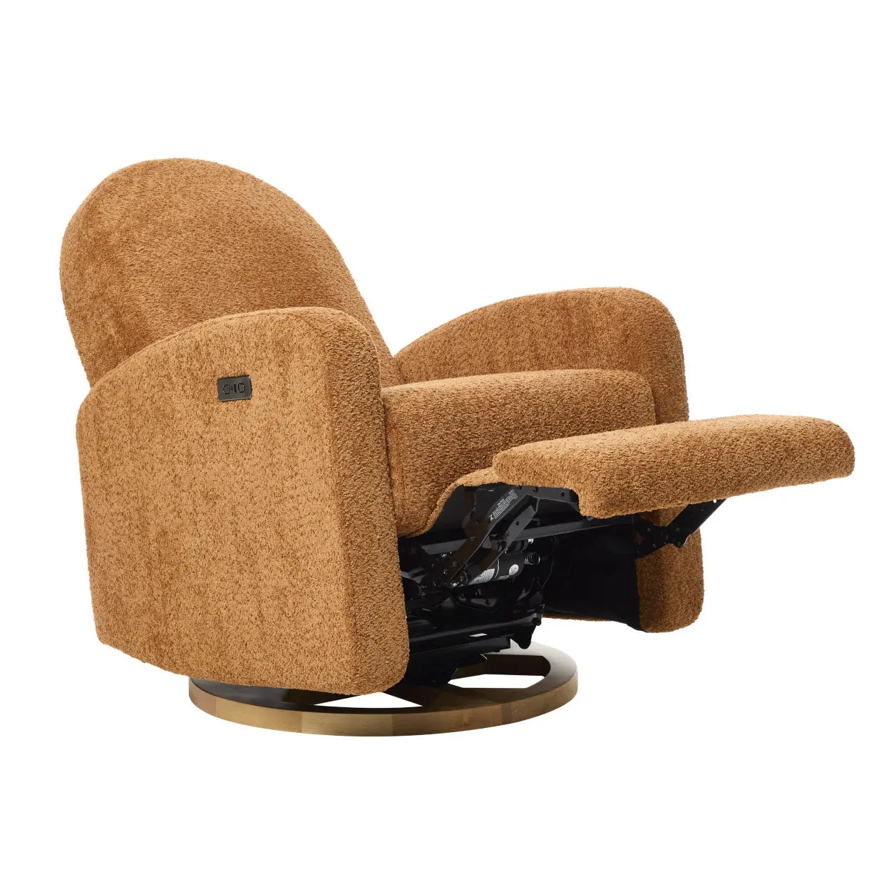 Maya Electric Recliner Glider Nursery Chair in Vintage Rust