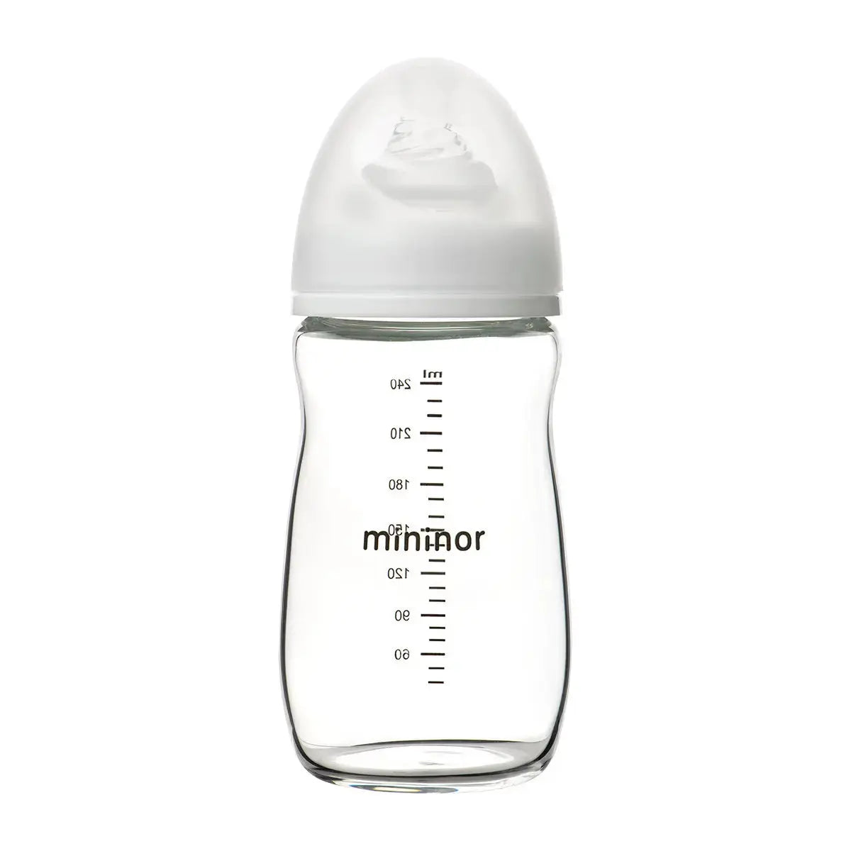 Mininor Baby Bottle – Glass 3mth+