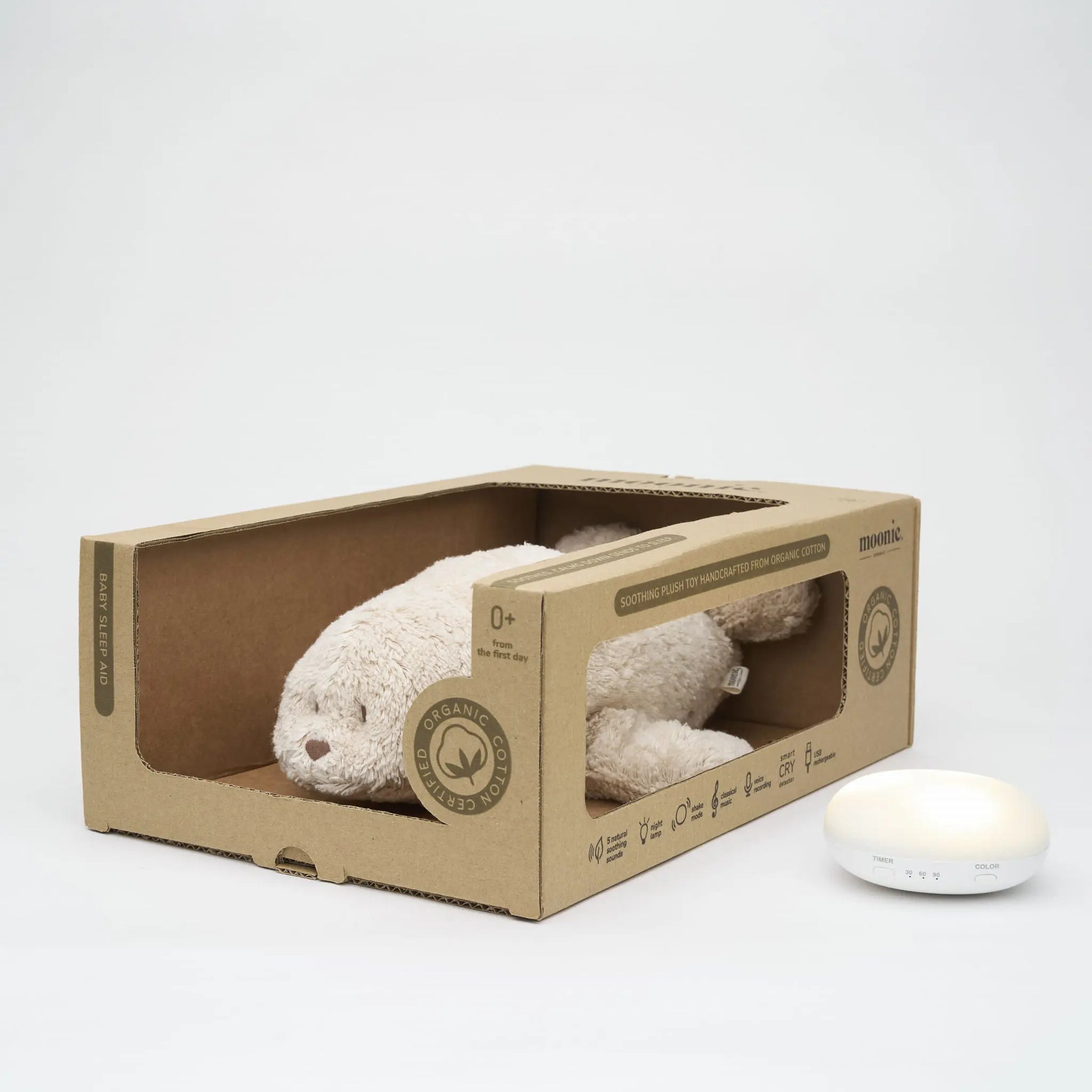 Moonie Organic Humming Seal - Sand