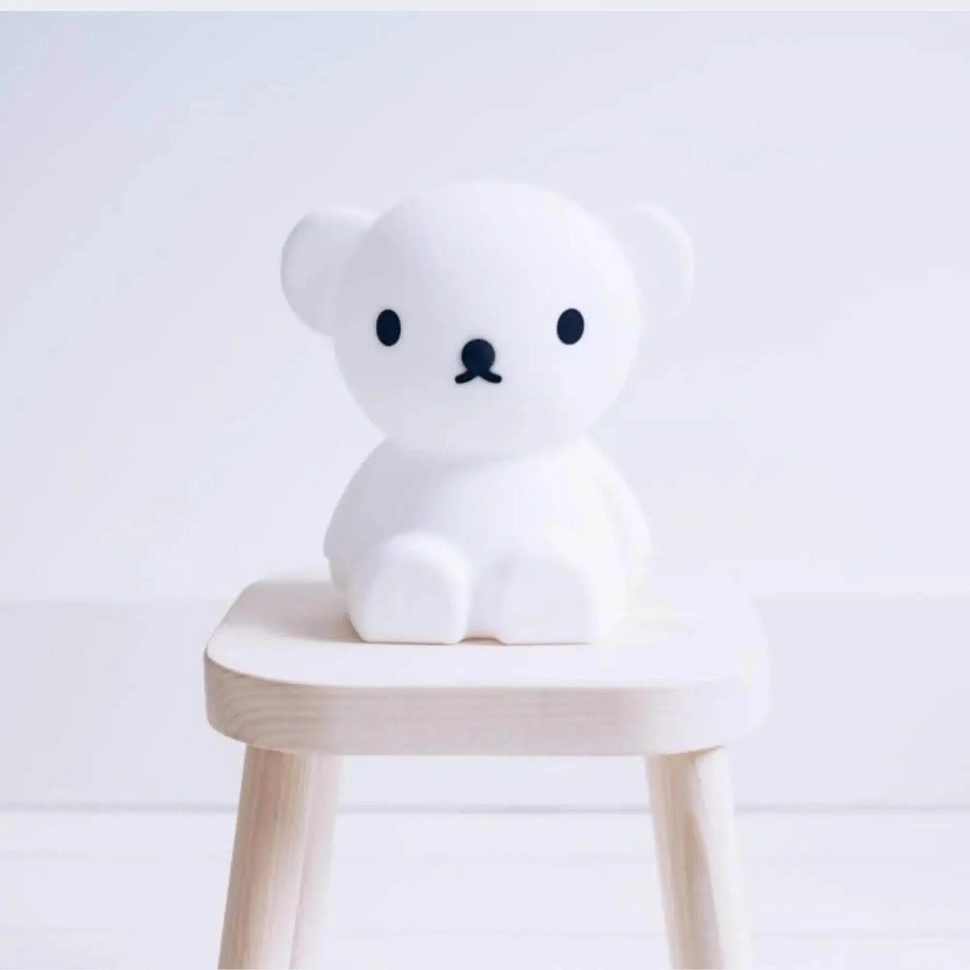 Boris First Light styled on nursery shelf — Mr Maria wireless rechargeable lamp
