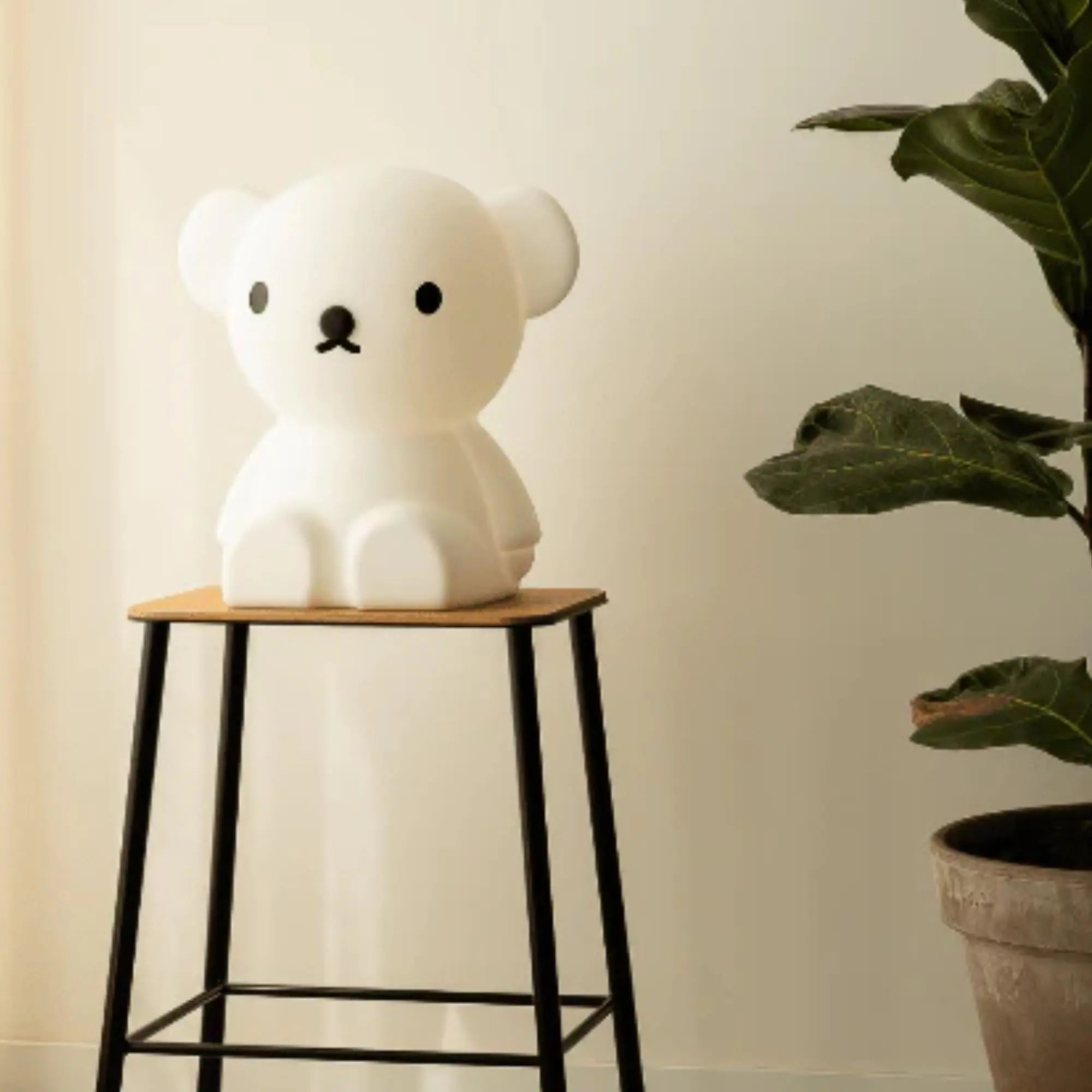 Boris Star Light Lamp by Mr Maria — touch dimmer cord and star silhouette, angled view