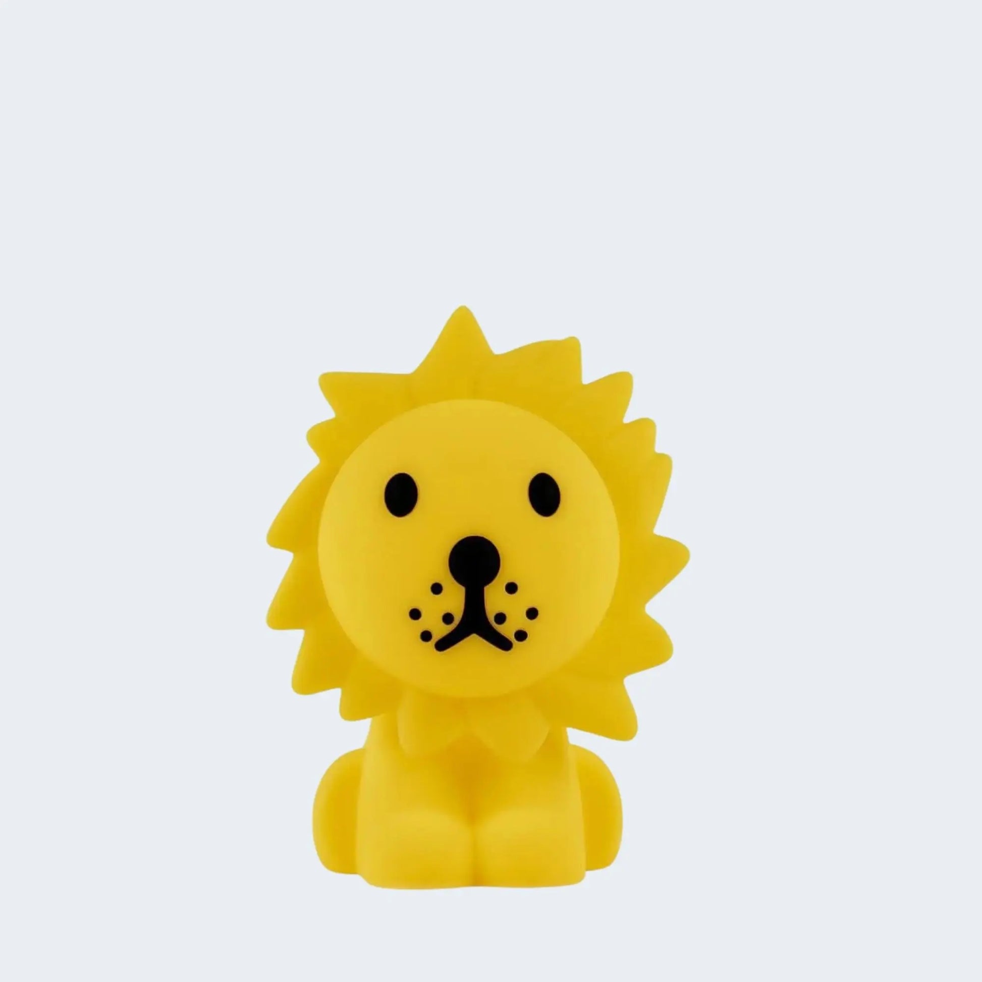 Mr Maria Lion First Light rechargeable silicone night lamp — front view on white