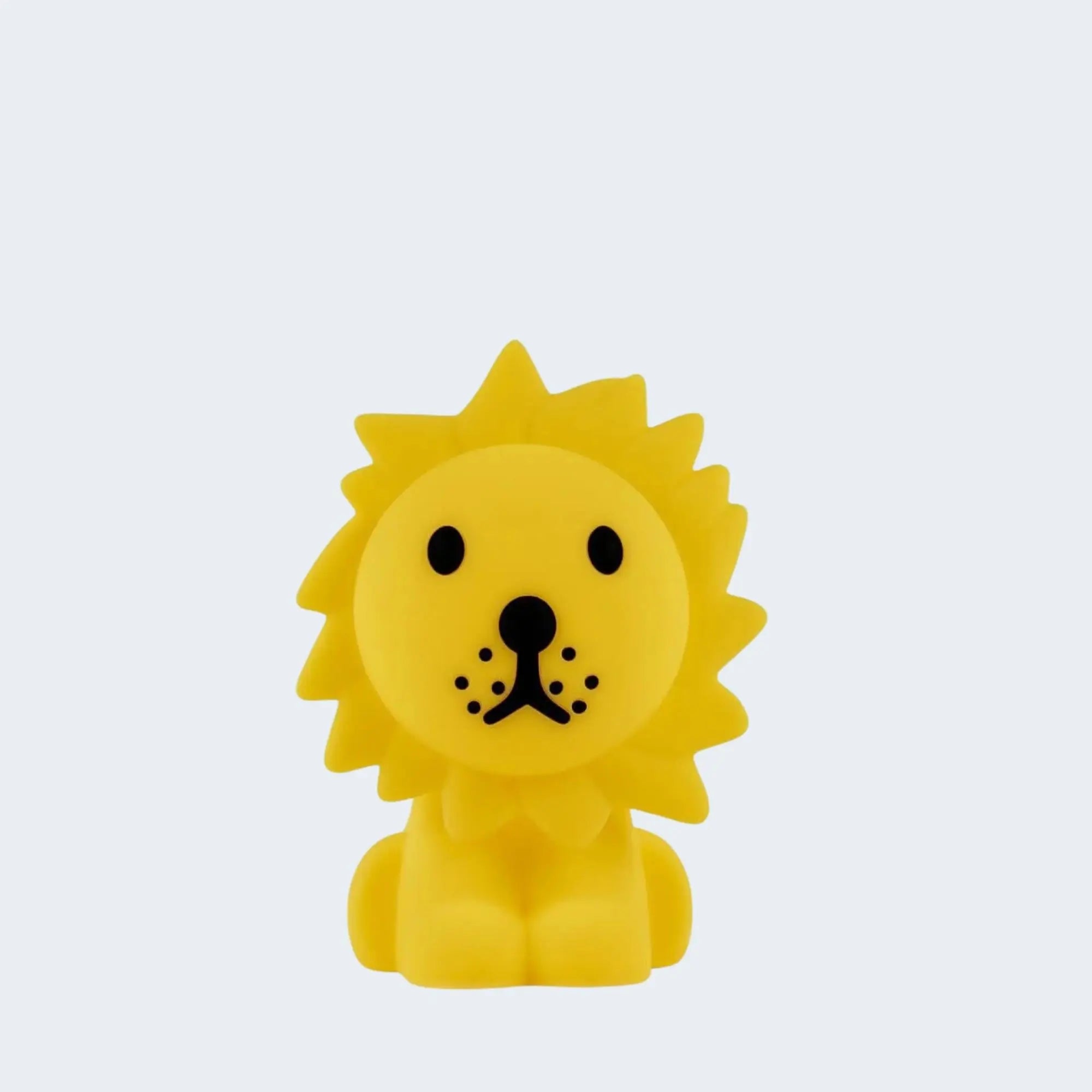 Mr Maria Lion First Light rechargeable silicone night lamp — front view on white