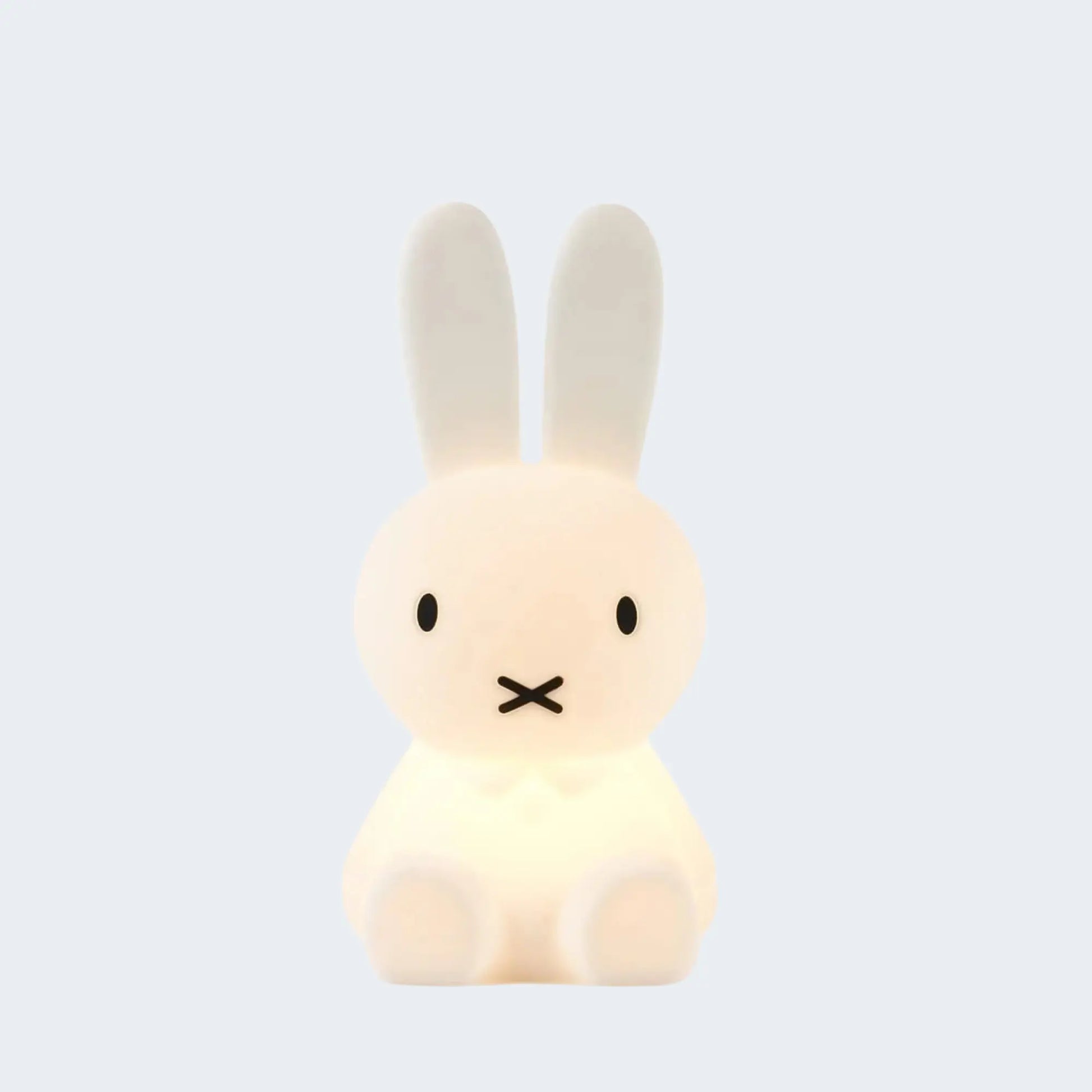 Miffy First Light by Mr Maria glowing softly — 6-step LED dimming iconic nursery lamp