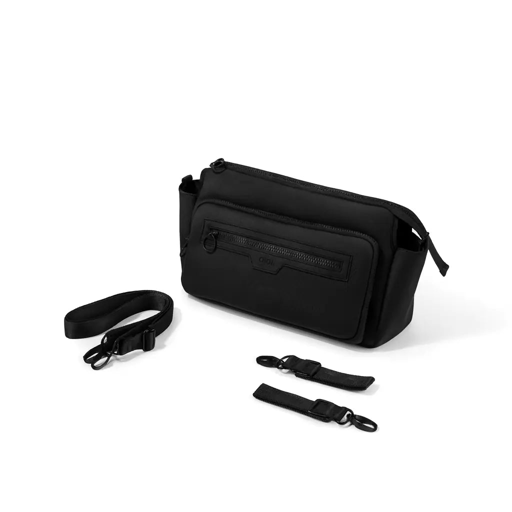 Multitasker Pram Caddy 2.0 - Black Neoprene