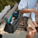 Multitasker Pram Caddy - Black Weatherproof