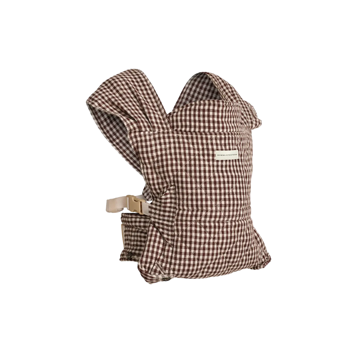 Mumma Etcetera Daily Carrier in Elston gingham linen