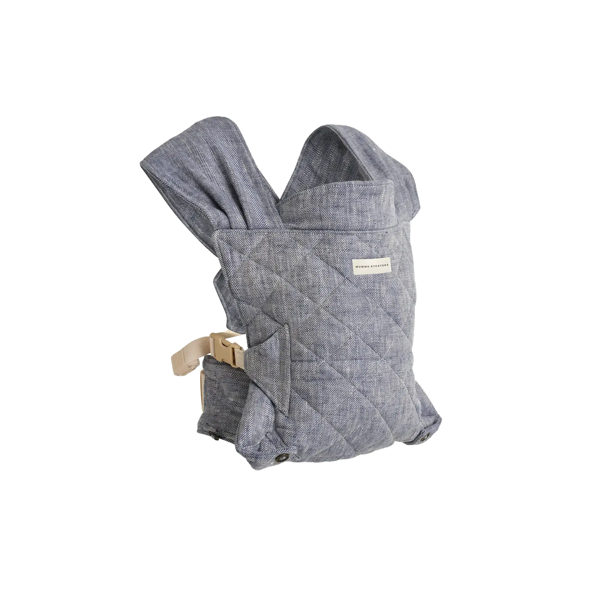 Mumma Etcetera Daily Carrier in Lane blue-grey linen