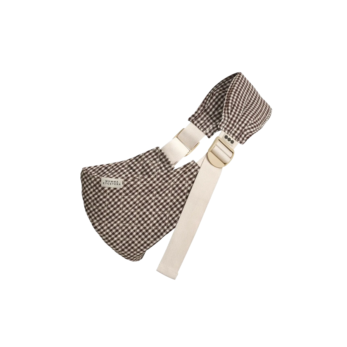 Mumma Etcetera Hipsy Carrier in Elston gingham linen