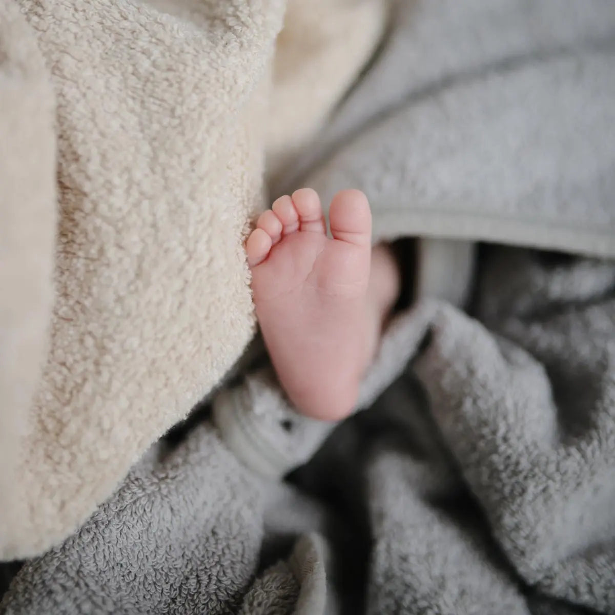 Mushie Organic Cotton Baby Hooded Towel