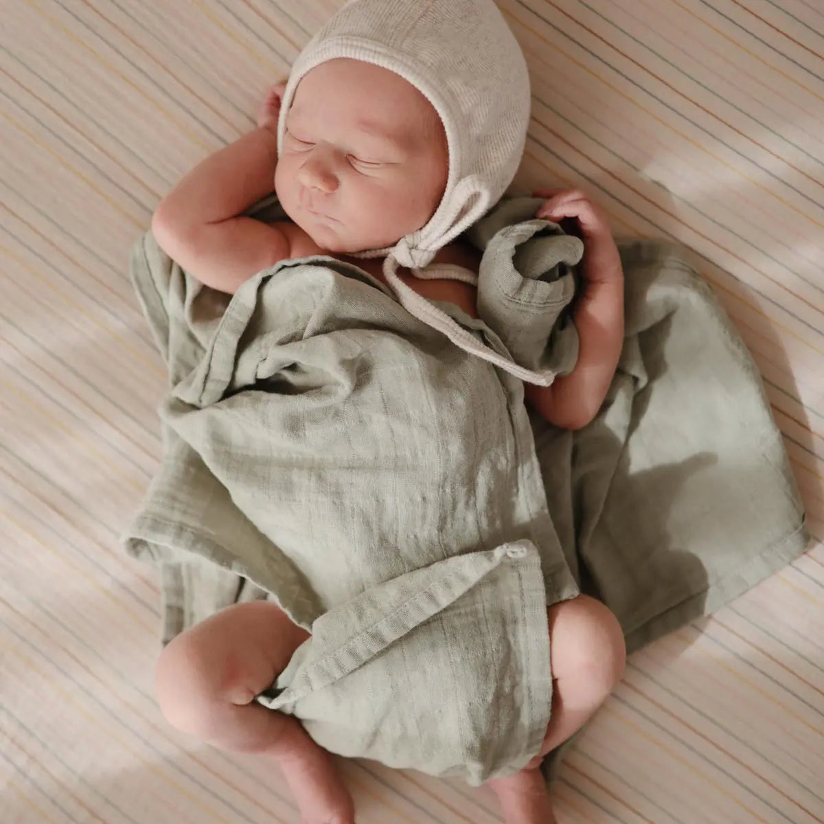 Mushie Organic Cotton Muslin Cloths 3-Pack