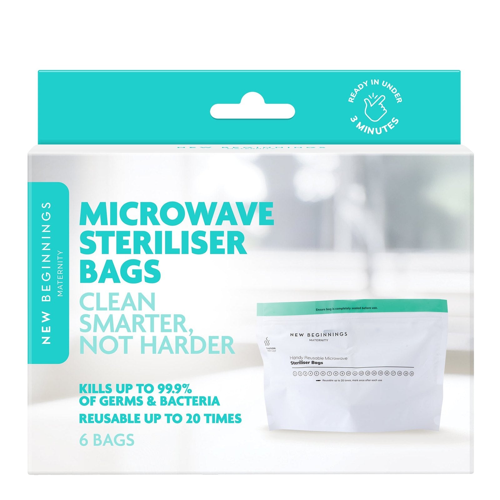 Microwave Steriliser Bags (6pk)