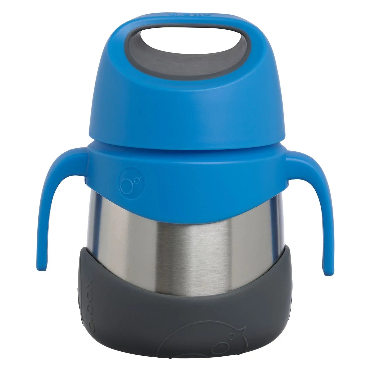 insulated food jar - blue slate