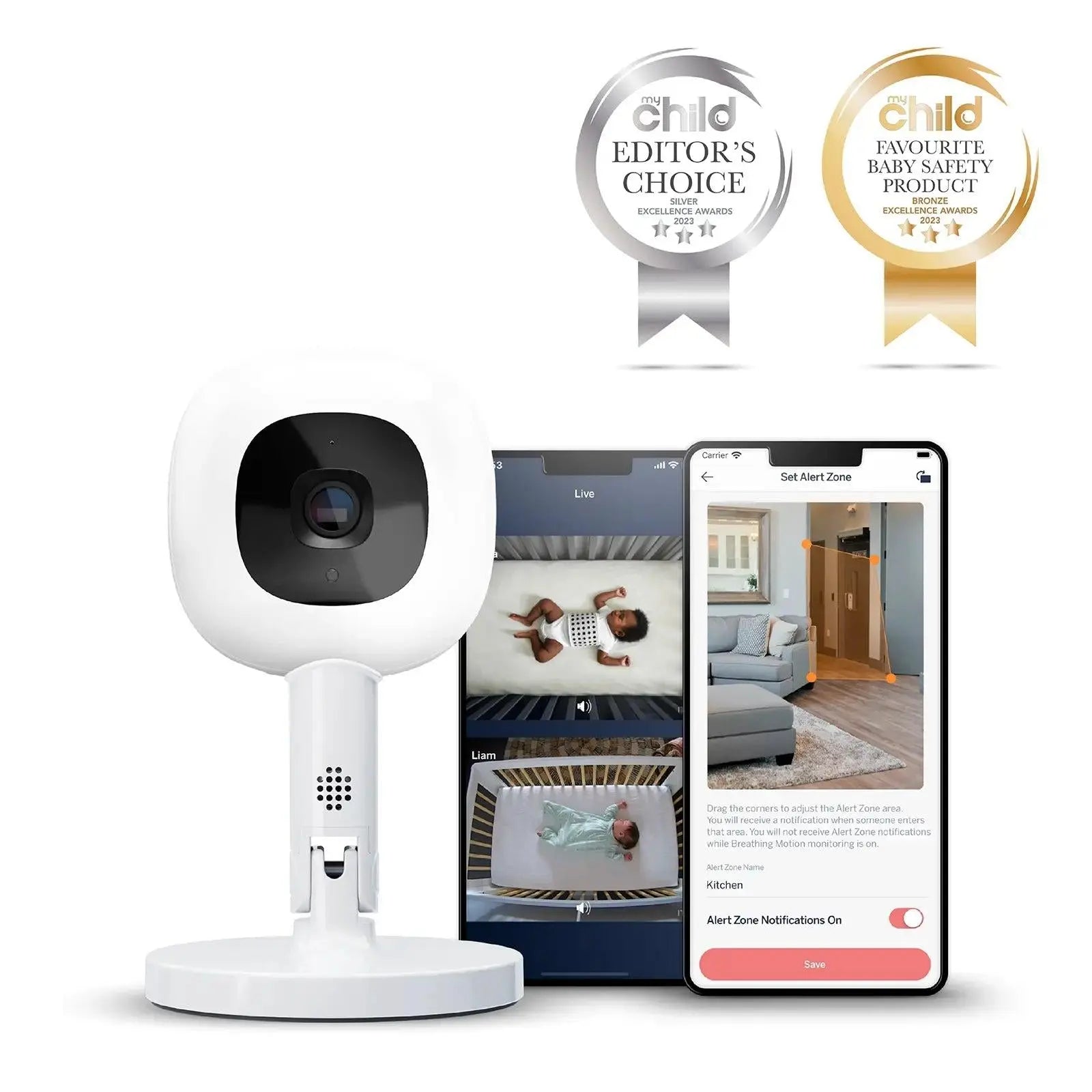 Nanit Pro Baby Monitor + Flex Stand