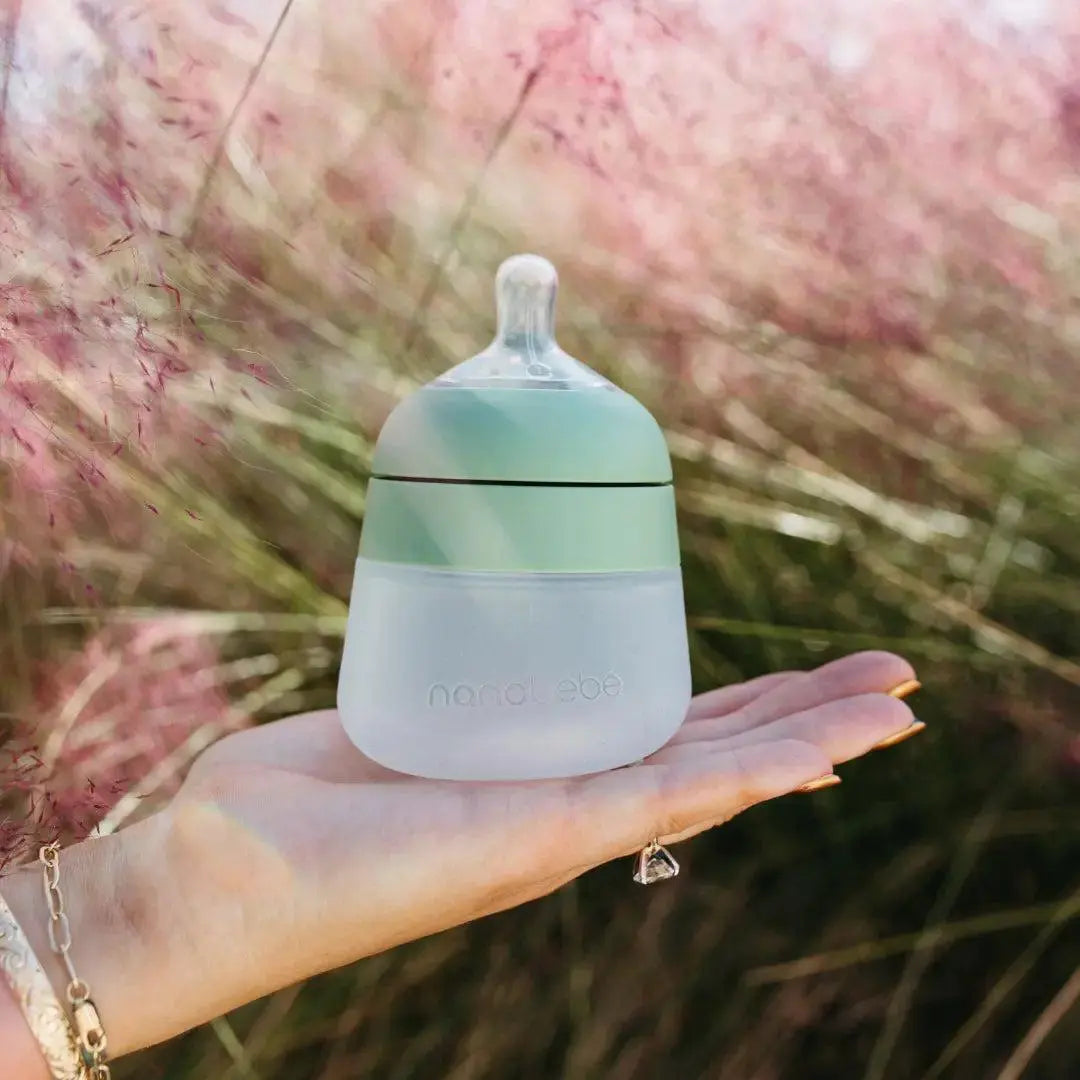 Nanobebe Flexy Feeding Set Sage