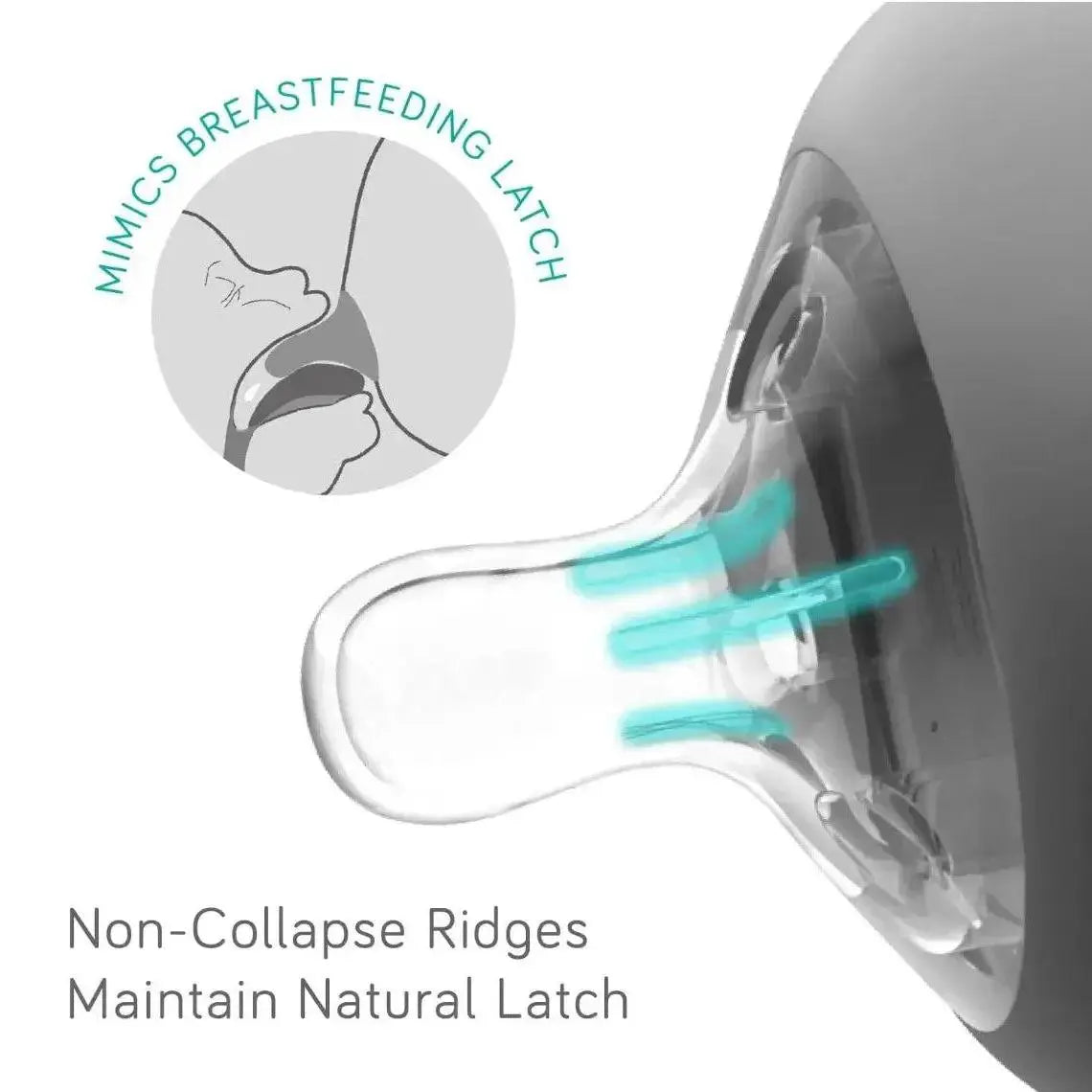 Nanobebe Silicone Bottle Teats - 2-Pack Gen 2