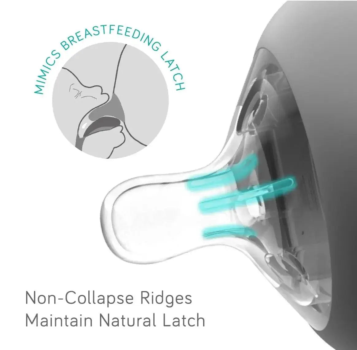 Nanobebe Silicone Bottle Teats - 2-Pack Gen 2