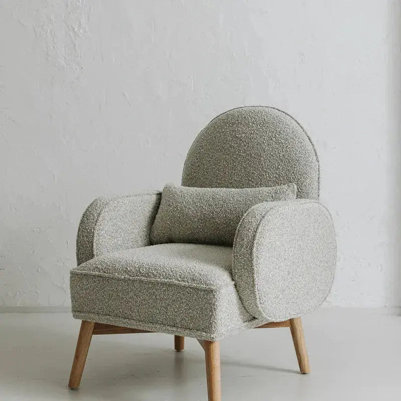 Nuage Interiors Cloud Rocker and Ottoman - Ash Grey