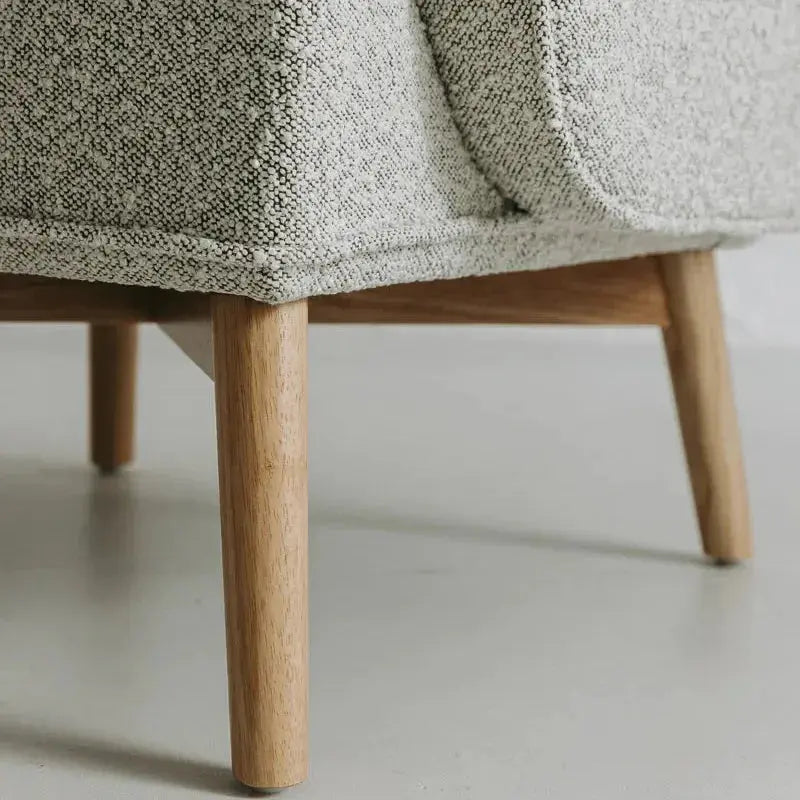 Nuage Interiors Cloud Rocker and Ottoman - Ash Grey