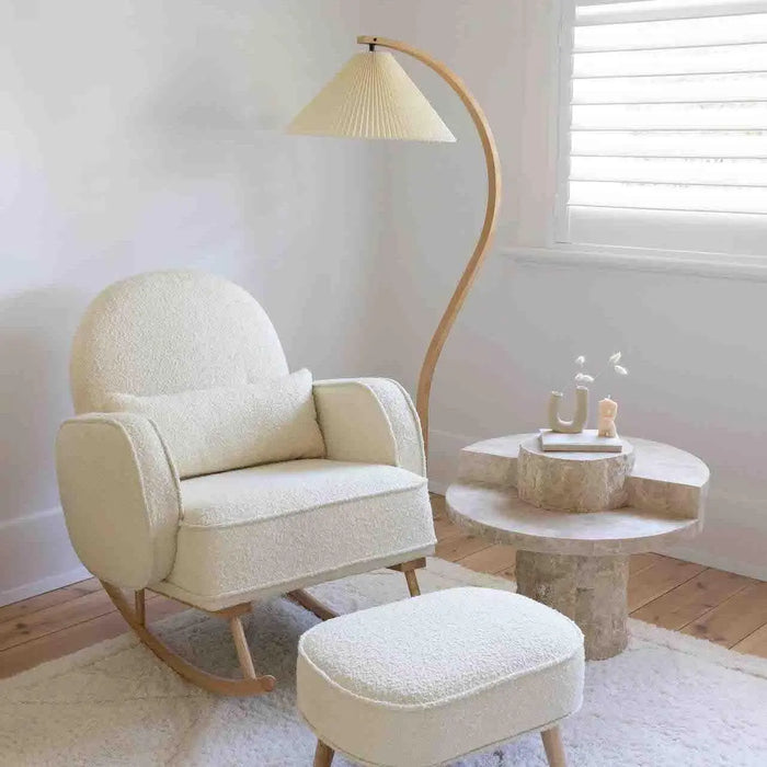 Nuage Interiors Cloud Rocker and Ottoman - Cream