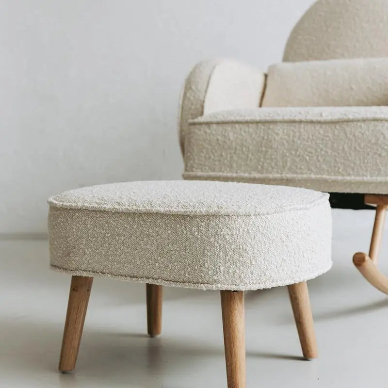 Nuage Interiors Cloud Rocker and Ottoman - Cream