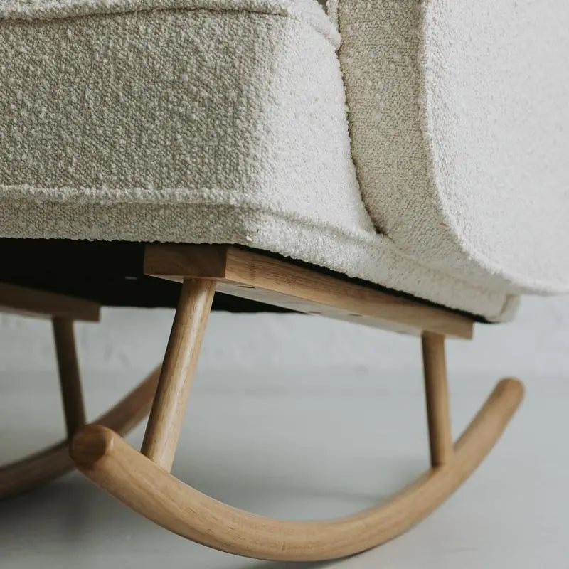 Nuage Interiors Cloud Rocker and Ottoman - Cream