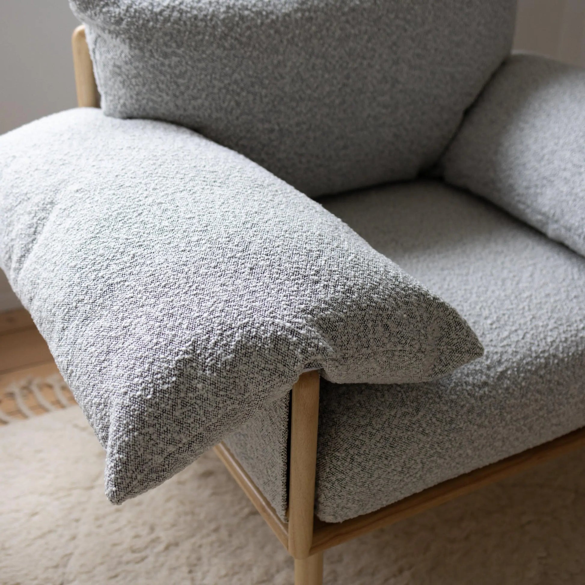 Nuage Interiors Jolié Rocker & Ottoman - Ash Grey