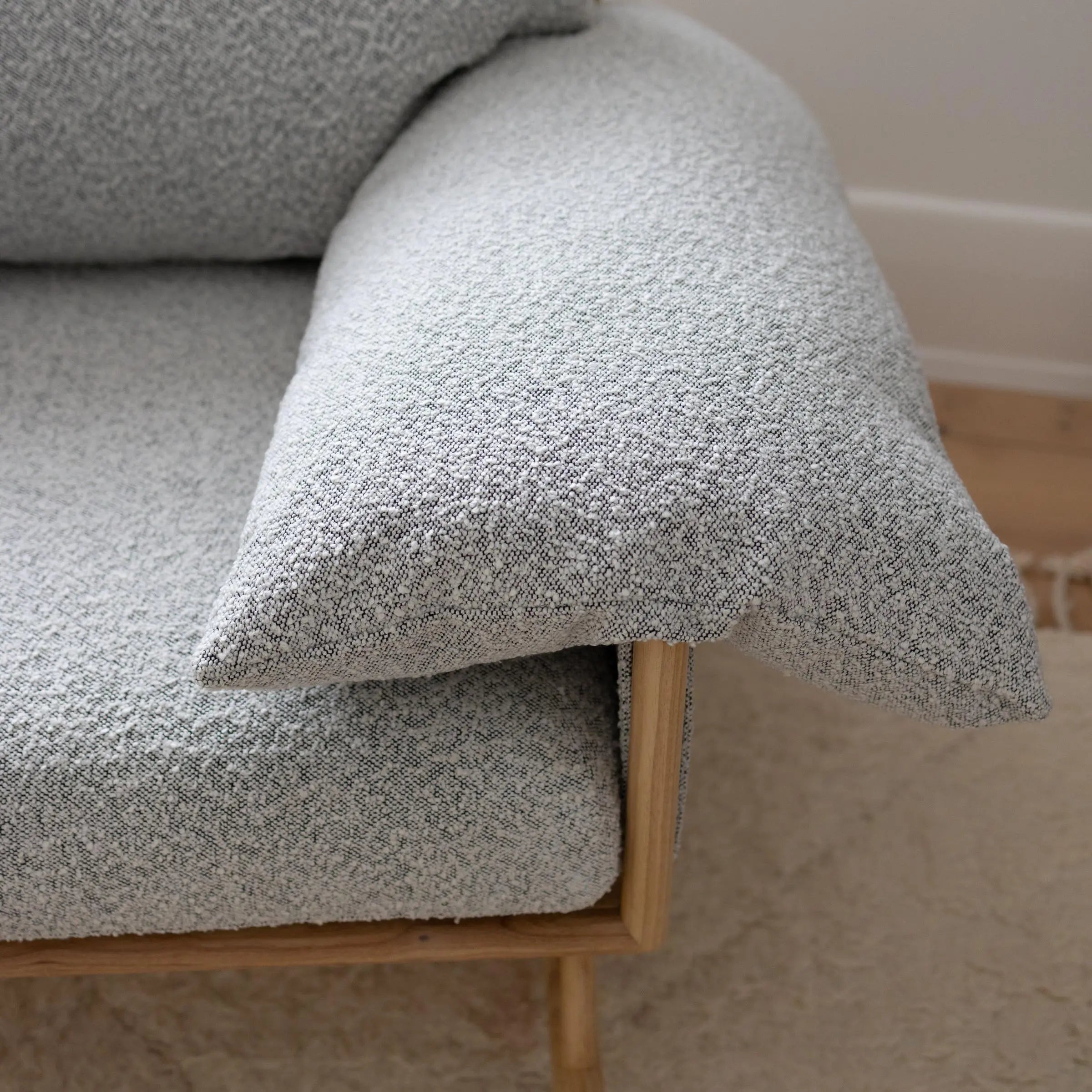 Nuage Interiors Jolié Rocker & Ottoman - Ash Grey