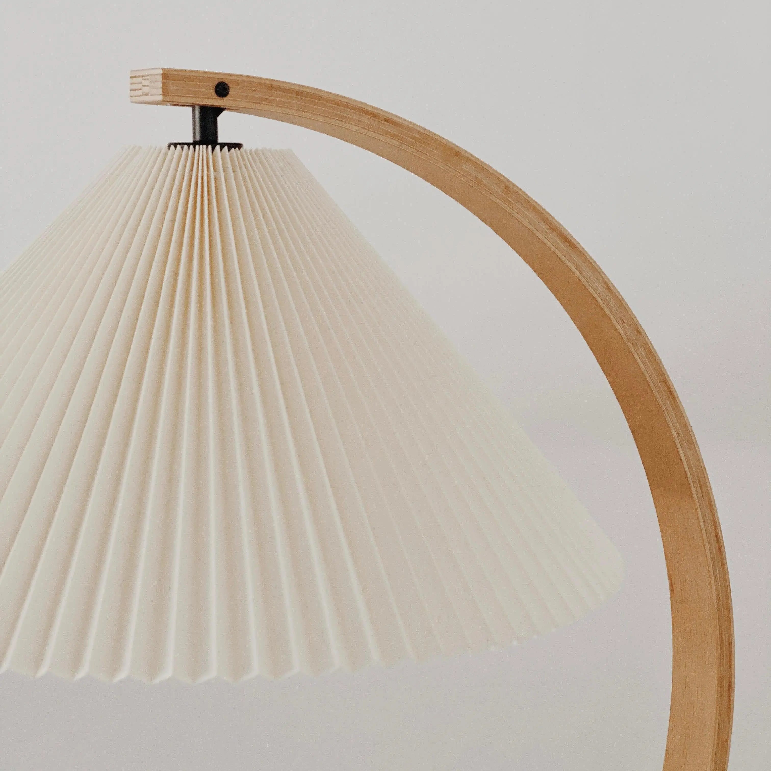 Nuage Interiors Pleated Floor Lamp - Natural Shade