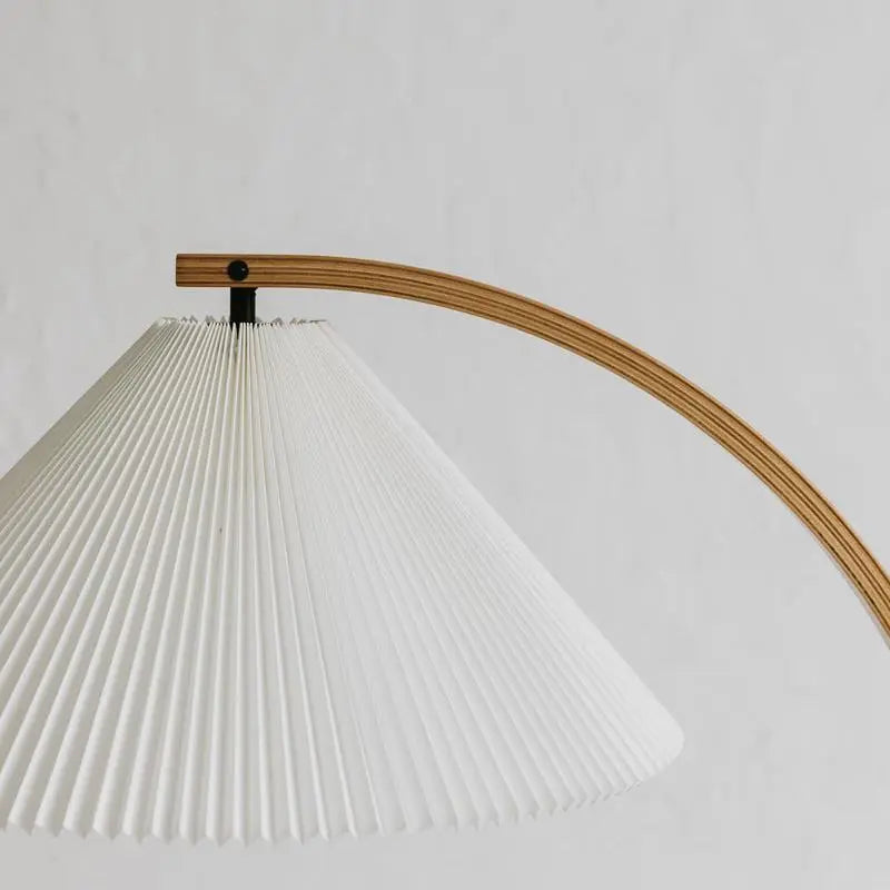 Nuage Interiors Pleated Floor Lamp - White Shade