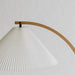 Nuage Interiors Pleated Floor Lamp - White Shade