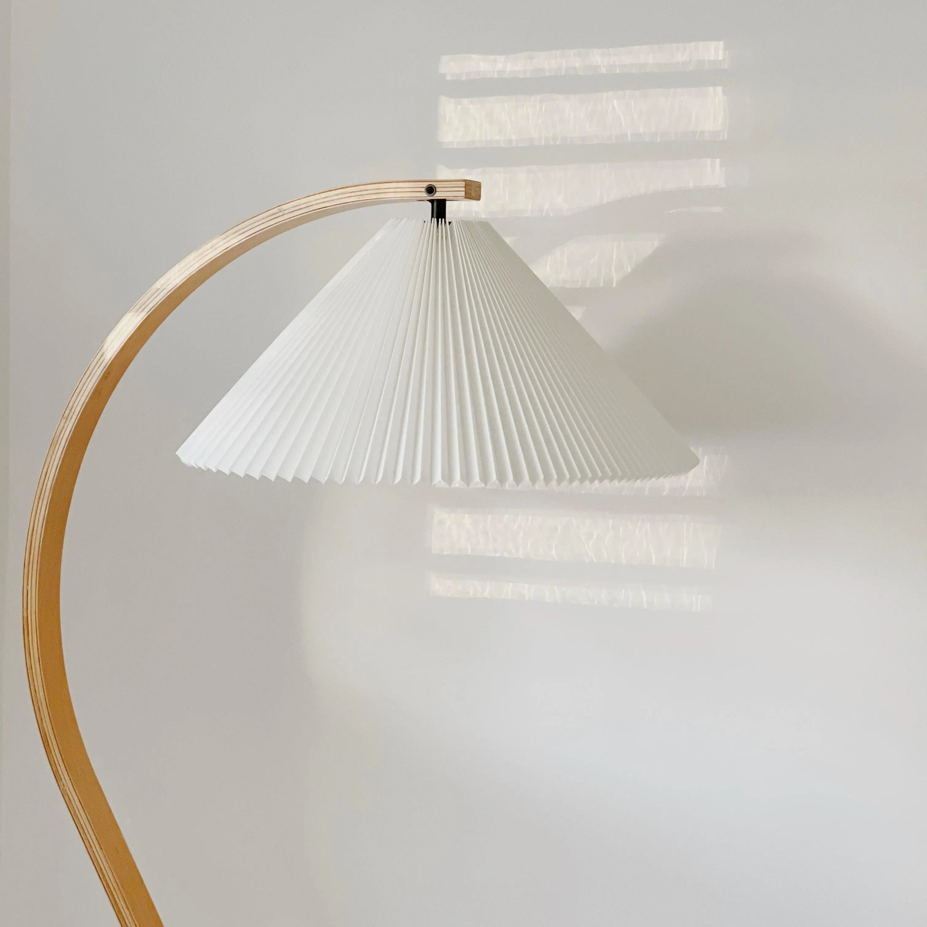 Nuage Interiors Pleated Floor Lamp - White Shade