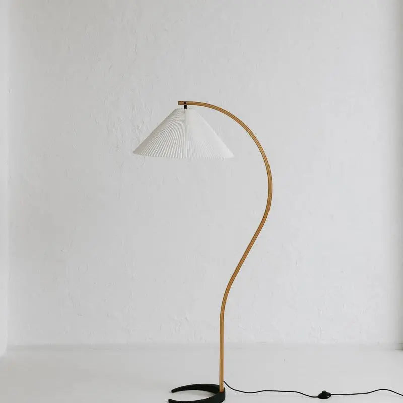 Nuage Interiors Pleated Floor Lamp - White Shade