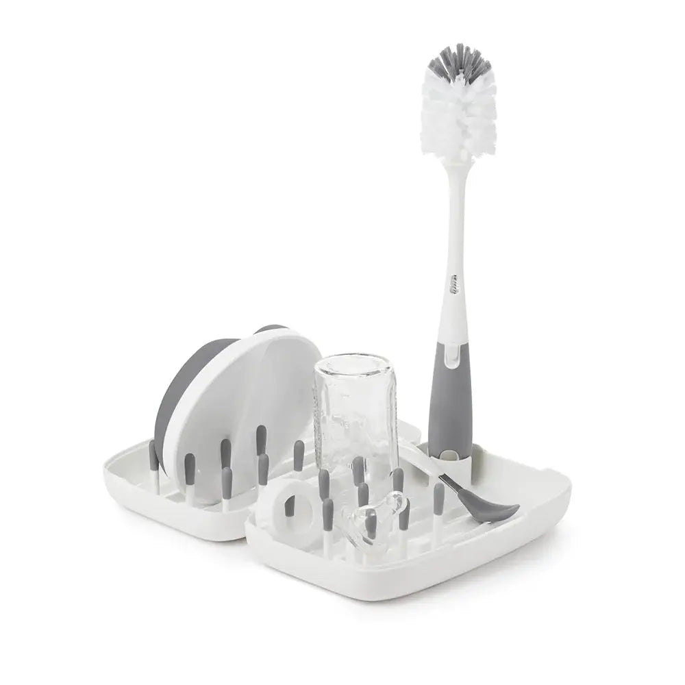OXO Tot On The Go Drying Rack & Bottle Brush