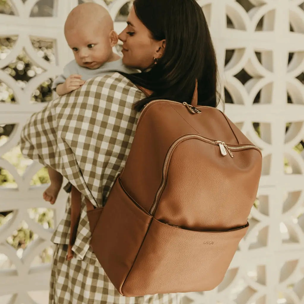OiOi Multitasker Nappy Backpack Vegan Leather