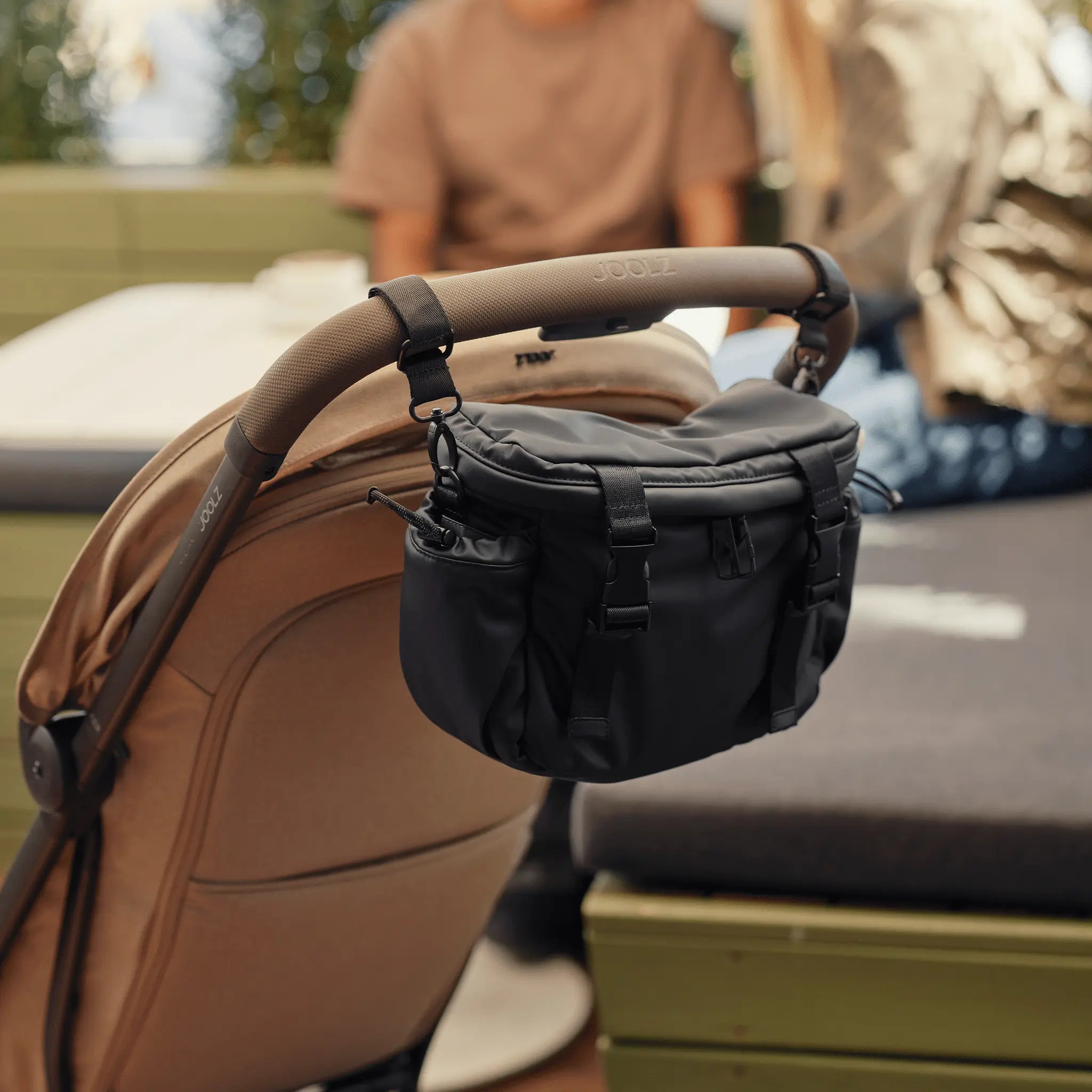 OiOi Traveller Pram Caddy - Black Weatherproof