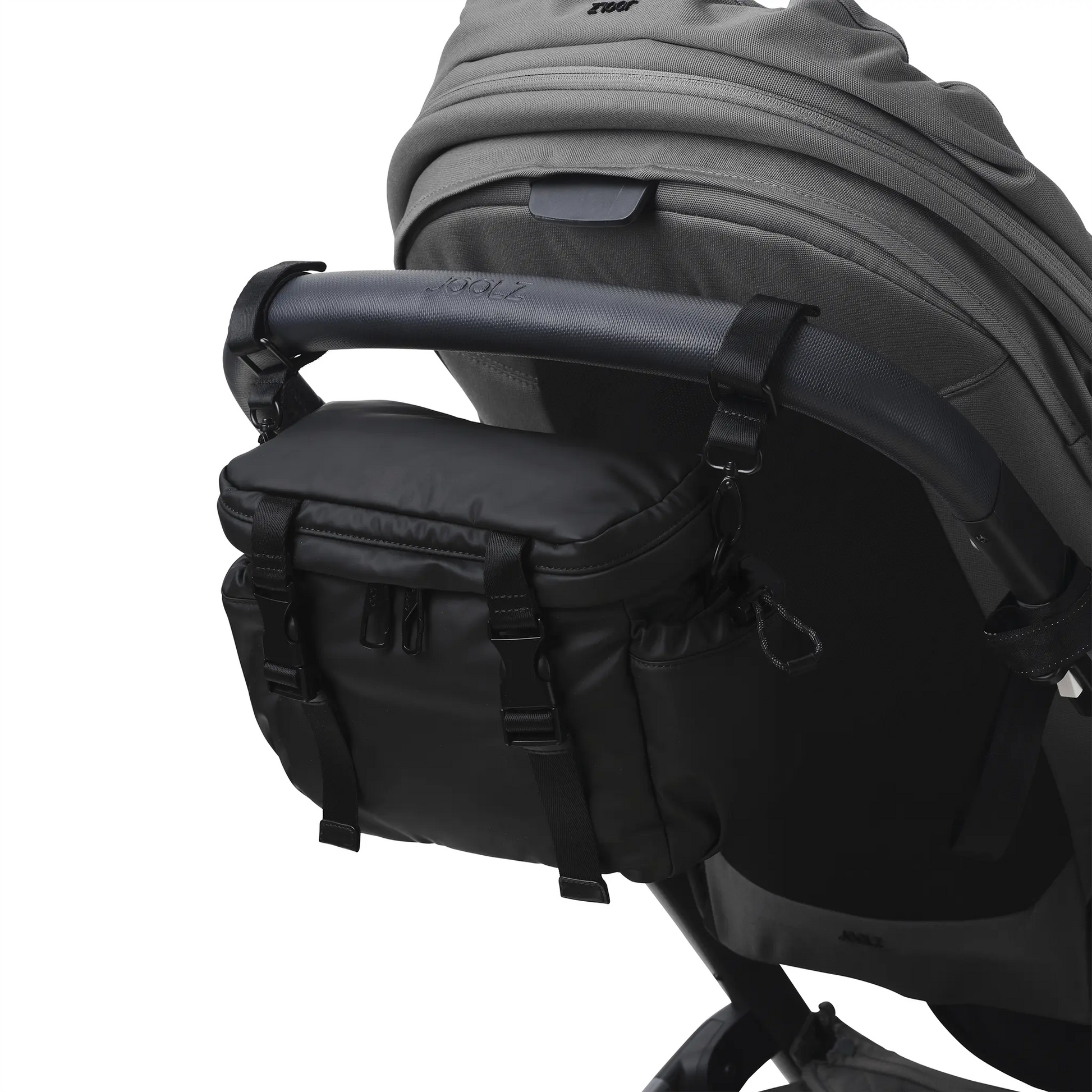 OiOi Traveller Pram Caddy - Black Weatherproof