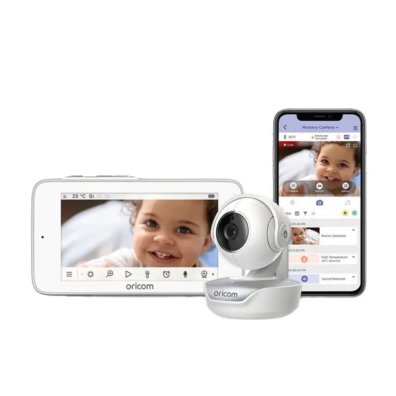 Oricom OBH36T 5" Smart HD Touchscreen Premium Baby Monitor