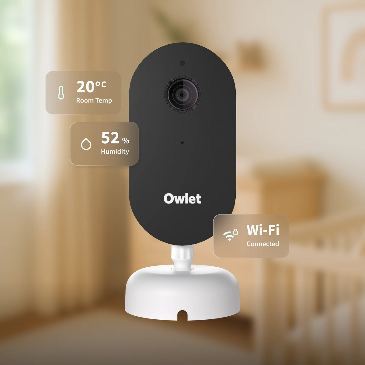 Owlet Dream Sight™ 2K HD baby monitor – front view