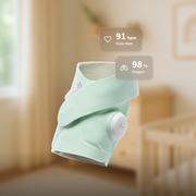 Owlet Dream Sock smart baby monitor with fabric sock, sensor and Base Station