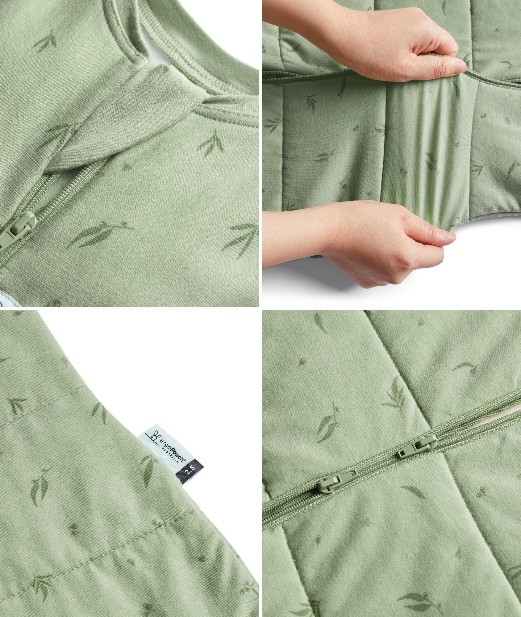 Sleeping Bag 2.5 TOG Sleeved Daisies