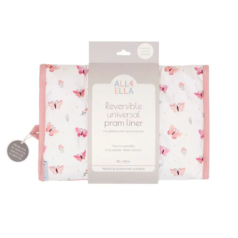 Universal pram liner - Sweet Butterfly