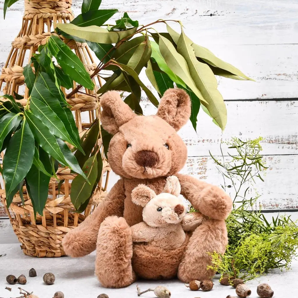 Petite Vous Koko the Kangaroo & Jojo Soft Toy