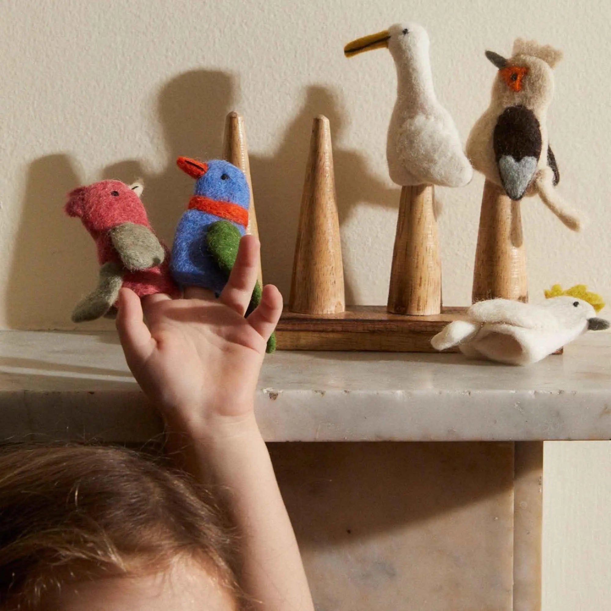 Phile Australian Bird Finger Puppets
